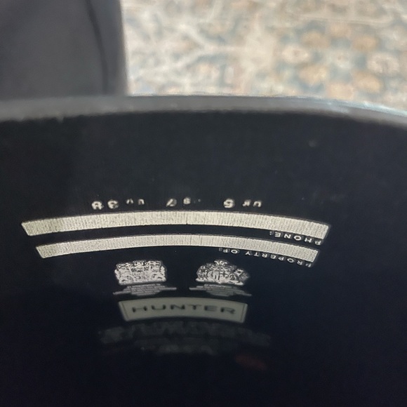 Black Original Tall Hunter Boots - Picture 3 of 6